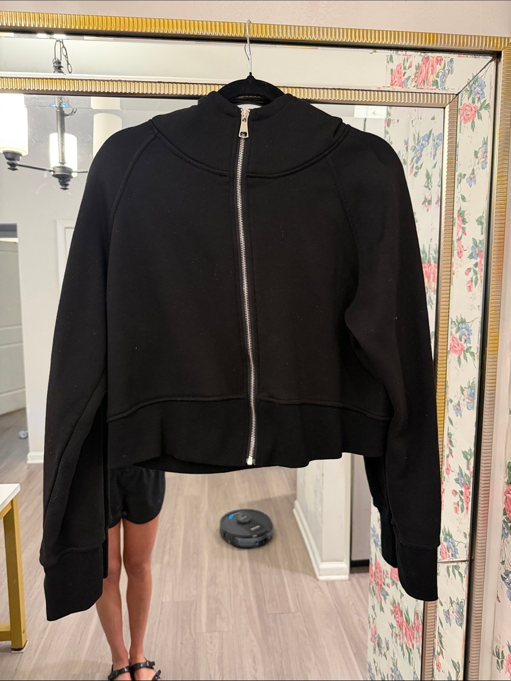 lululemon athletica Black Full-Zip Bomber Jacket